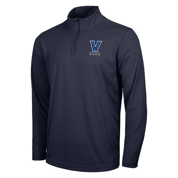 Villanova Wildcats Nike Intensity Quarter-Zip Jacket in Navy Blue - Front View
