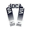 Villanova Wildcats Nike Verbiage Scarf in White and Navy - Front View