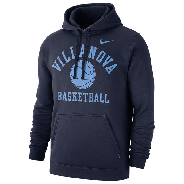 Villanova Wildcats Nike Basketball Club Sweatshirt in Navy - Front View