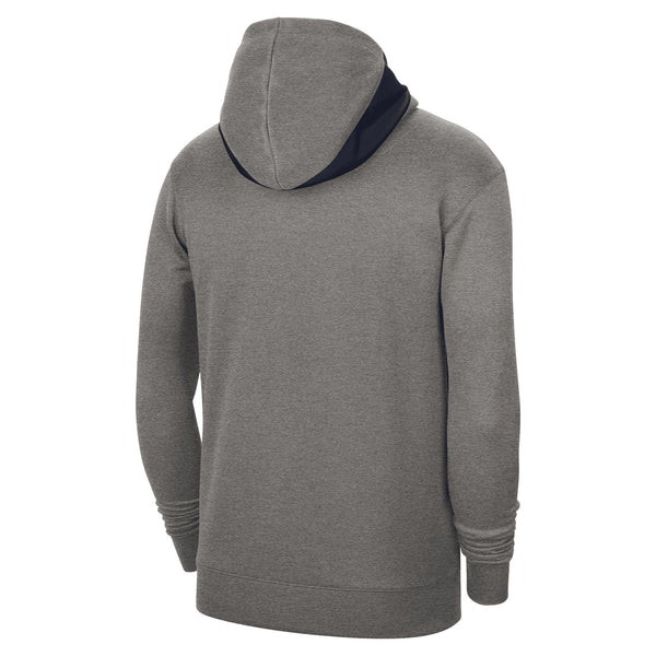 Villanova Wildcats Nike Spotlight Basketball Hooded Grey Sweatshirt - Back View