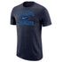 Villanova Wildcats Nike Marled Arched T-Shirt in Navy - Front View
