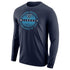 Villanova Wildcats Nike Circle Core Long Sleeve T-Shirt in Navy - Front View