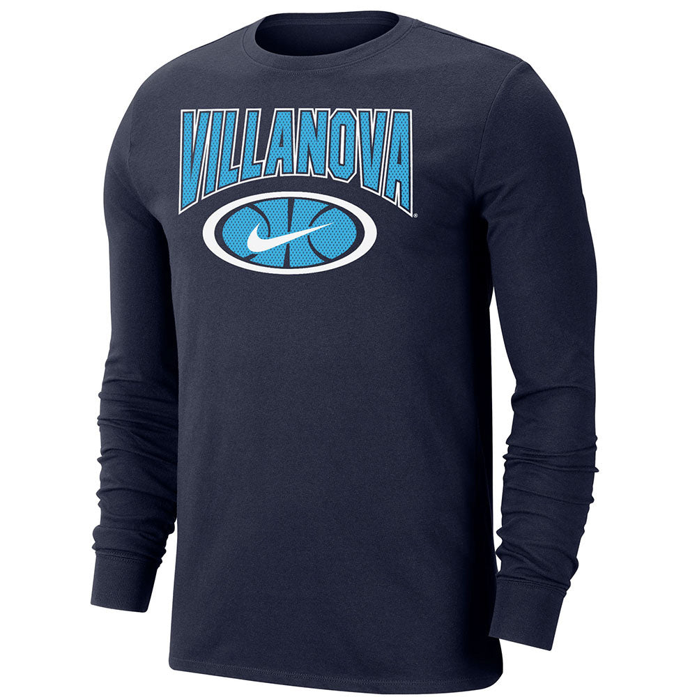 Laster uitdrukken Merg Villanova Wildcats Nike Dri-FIT Oval Long Sleeve T-Shirt | Villanova  Official Online Store