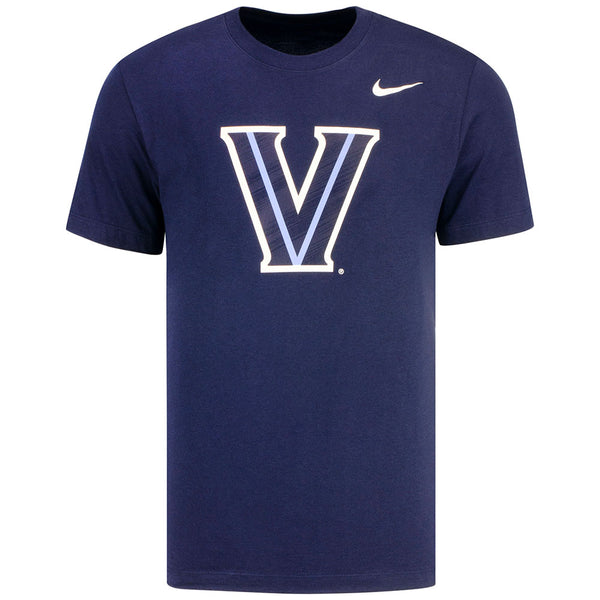 Villanova Wildcats Nike Gloss Logo T-Shirt in Navy - Front View
