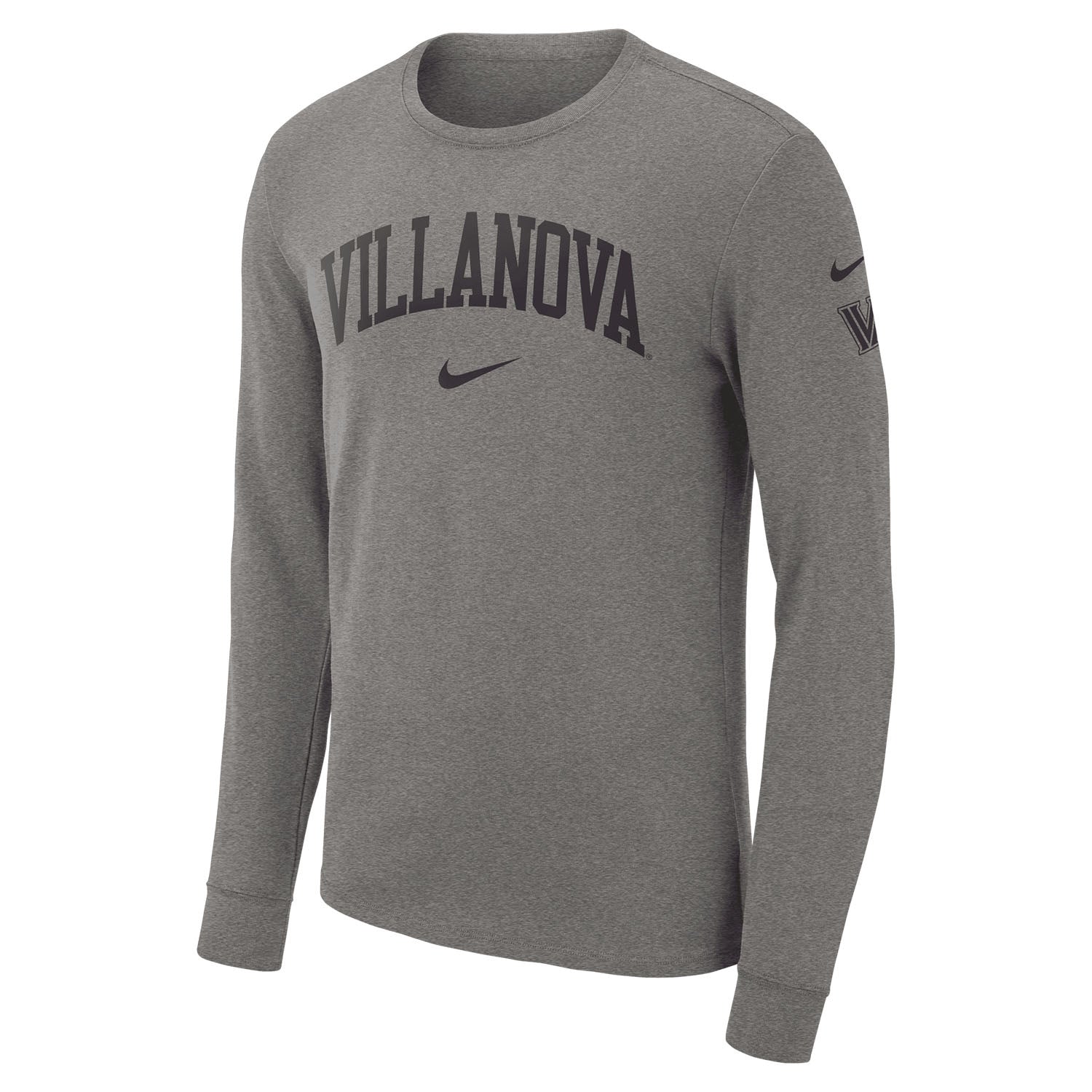tellen Maakte zich klaar Ziektecijfers Villanova Wildcats Nike Arena Basketball Long Sleeve Grey T-Shirt |  Villanova Official Online Store
