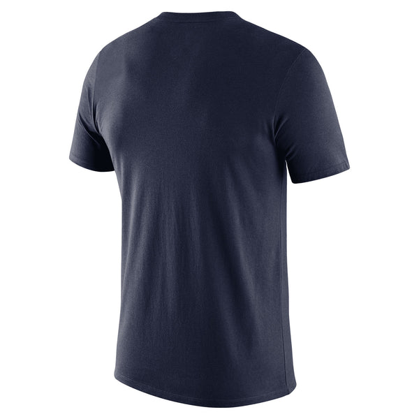 Villanova Wildcats Nike Dri-Fit Basketball Team Issue Navy T-Shirt - Back View