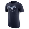 Villanova Wildcats Nike Triblend Campus Navy T-Shirt - Front View