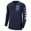 Villanova Wildcats Nike Long Sleeve 90 Max T-Shirt