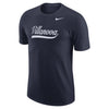 Villanova Wildcats Nike Vault Back Print T-Shirt in Navy - Front View