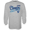Villanova Wildcats 2021 CAA Champs Grey Long Sleeve T-Shirt
