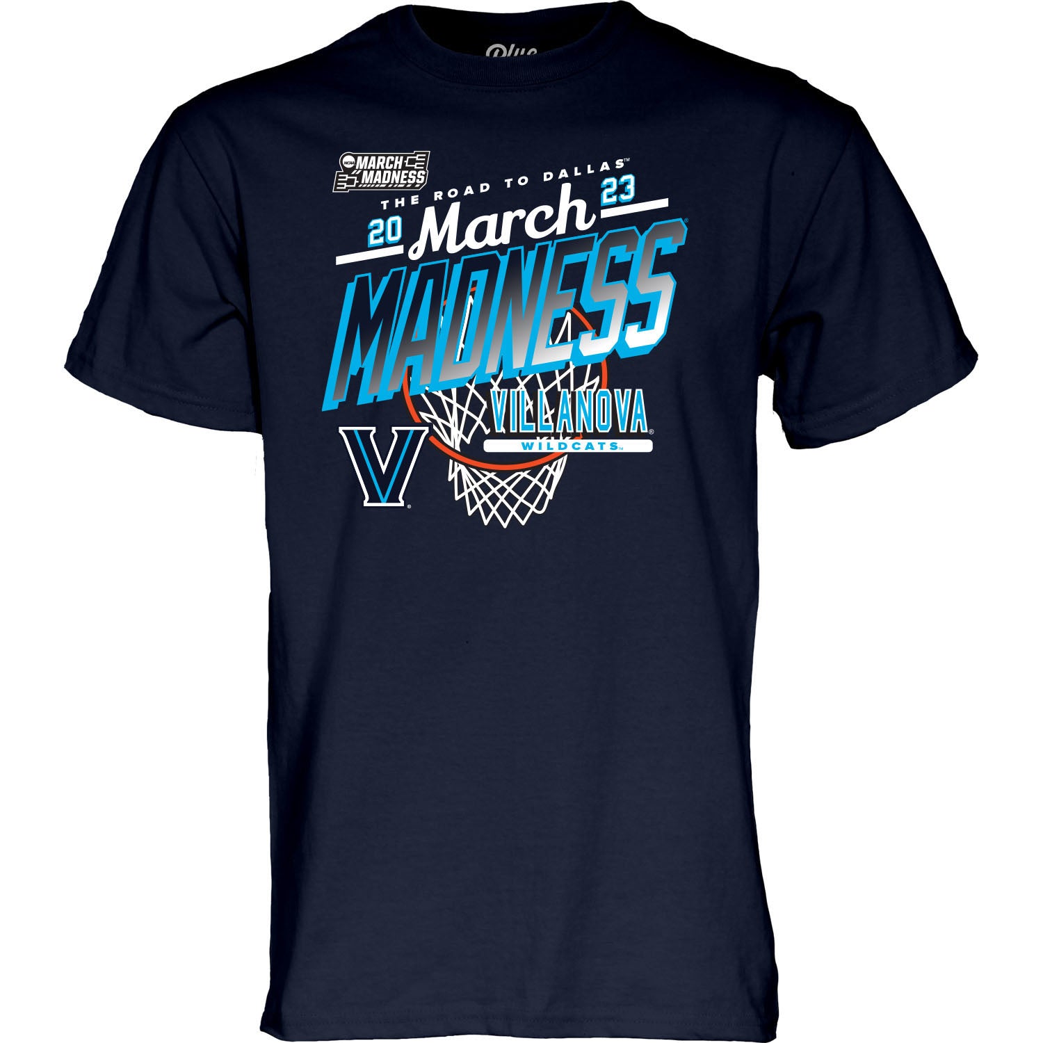 Ordliste barm blødende Villanova Wildcats Women's Basketball 2023 March Madness Navy T-Shirt |  Villanova Official Online Store