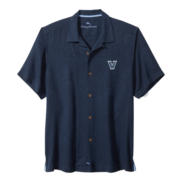 Villanova Wildcats Jacquard Shirt in Navy - Front View
