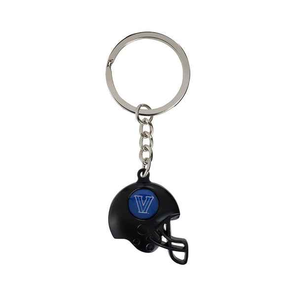 Villanova Wildcats Helmet Bottle Opener Keychain in Black - Left View