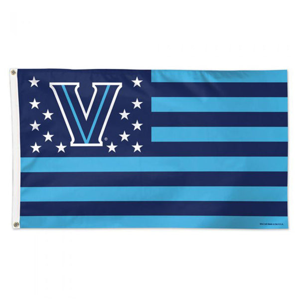 Villanova Wildcats 3' x 5' Deluxe Stars & Stripes Flag in Blue - Front View