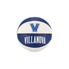 Villanova Wildcats Mini Rubber Basketball in Blue & White - Front View