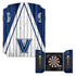 Villanova Wildcats Dartboard in White and Navy - Front and Interior View