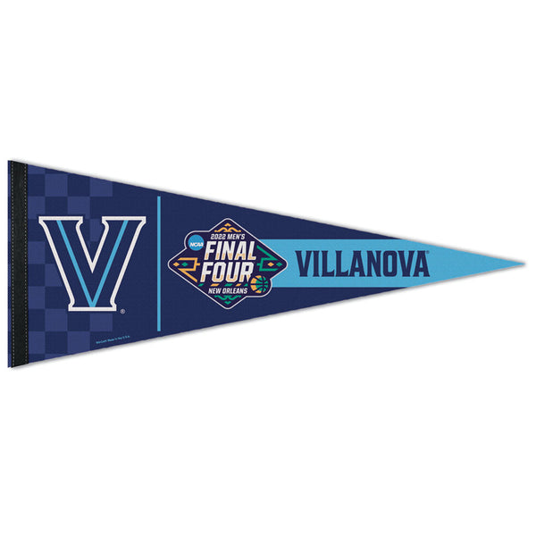 Villanova Wildcats Final Four Bound Pennant in Blue - Front View