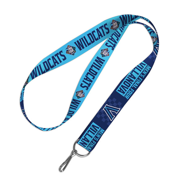 Villanova Wildcats Final Four Bound Lanyard in Blue - Front and Back View
