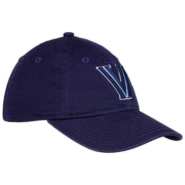 Youth Villanova Wildcats Core Classic Adjustable Hat in Navy - 3/4 Left View