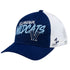 Youth Villanova Wildcats Detention Adjustable Hat in Navy and White - 3/4 Right View