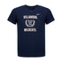 Girls Villanova Wildcats Nike Legend V-Neck T-Shirt in Navy - Front View