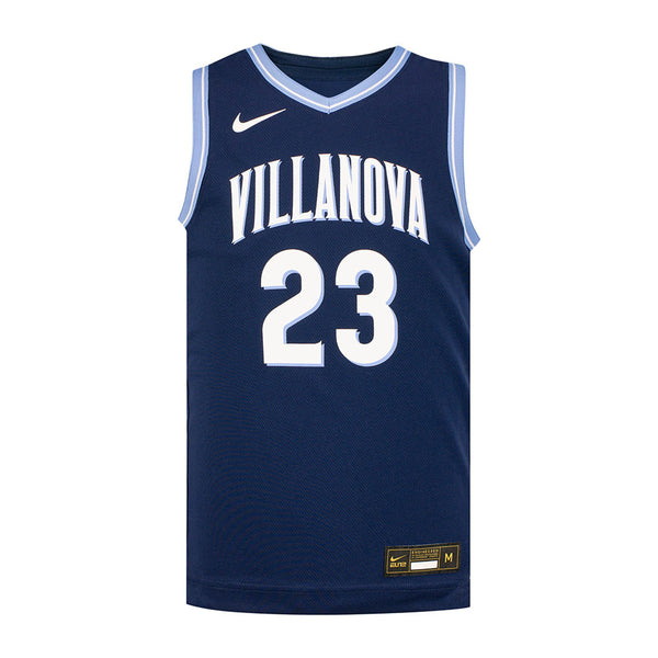 Youth Villanova Wildcats Replica Jersey #23 in Navy - Front View